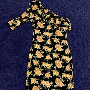 One shoulder bodycon dress